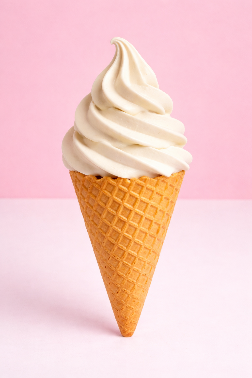 Sugar Cone Vanilla Ice Cream